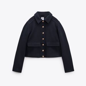 ZARA Gold Button Jacket